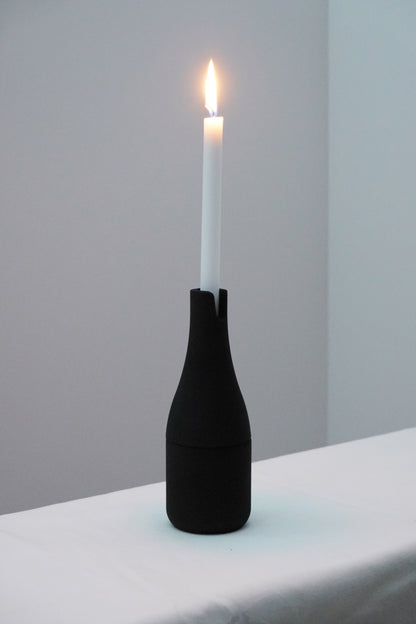 Bottle candle holder D